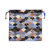 Drawstring Pouch Bag - Blue Ocean Waves