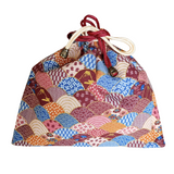 Drawstring Pouch Bag - Blue Ocean Waves