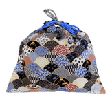 Drawstring Pouch Bag - Blue Ocean Waves