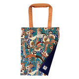 Flat Tote Bag - Butterflies with Bows