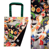 Flat Tote Bag - Flying Cranes
