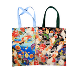 Flat Tote Bag - Flying Cranes