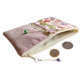 Kimono Passport Case <Twilight Pink> - Chrysanthemum