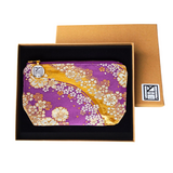Kimono Pouch - Streams of Cherry Blossoms