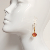 Earrings: Drop Earrings - Cherry Blossoms