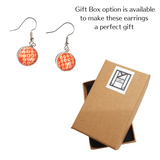 Earrings: Drop Earrings - Fawn Spots (Kanoko 鹿の子)