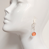 Earrings: Drop Earrings - Fawn Spots (Kanoko 鹿の子)