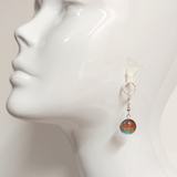 Earrings: Drop Earrings - Paulownia Flowers