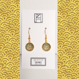 Earrings: Drop Earrings - Seigaiha Waves