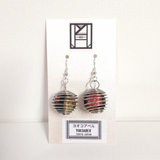 Earrings: Drop Earrings < Lanterns > Cranes and Mount Fuji