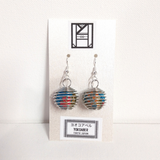 Earrings: Drop Earrings < Lanterns > Cranes and Mount Fuji