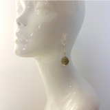Earrings: Drop Earrings < Lanterns > Matcha Green Tea