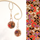 Earrings: Drop Earrings < Lanterns > Seven Treasures (Shippou 七宝)