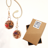 Earrings: Drop Earrings < Lanterns > Seven Treasures (Shippou 七宝)