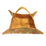 Foldable and Portable Fabric Tray - Botanical Garden and River