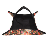 Foldable and Portable Fabric Tray - Botanical Garden and River