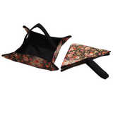 Foldable and Portable Fabric Tray - Botanical Garden and River