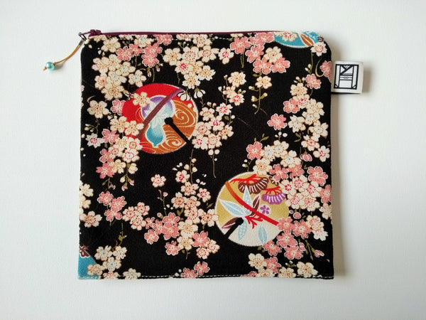 HAIKARA Obi Case - Bells and Cherry Blossoms