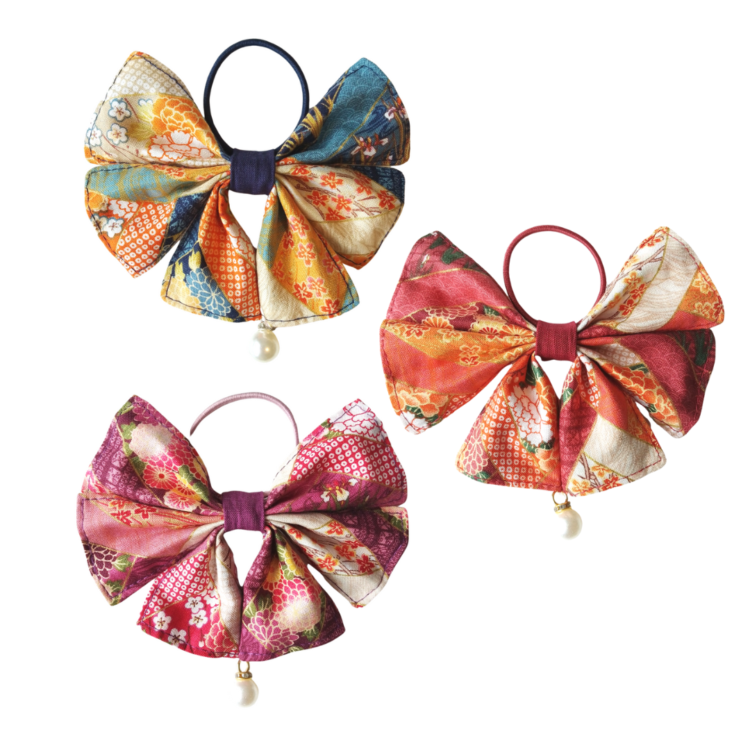 Japanese Style Accessory Gift Set of 2: Hair Accessory and
