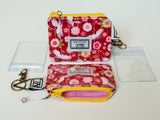 Mini Purse - Cranes & Flowers