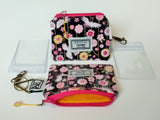 Mini Purse - Cranes & Flowers
