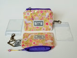 Mini Purse - Cranes & Flowers