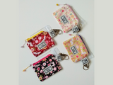Mini Purse - Cranes & Flowers