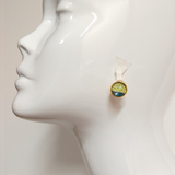 Earrings: Stud Earrings - Horizon with Snow