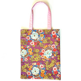 Flat Tote Bag - Shiny Bouquet