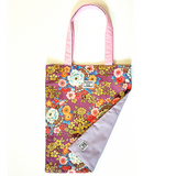 Flat Tote Bag - Shiny Bouquet