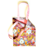 Flat Tote Bag - Shiny Bouquet