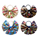 Accessory: Hair Bobble Ribbon Style - Cranes and Mount Fuji