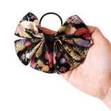 Accessory: Hair Bobble Ribbon Style - Cranes and Mount Fuji