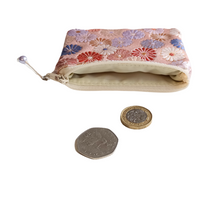 Kimono Coin Purse <Twilight Pink> - Chrysanthemum