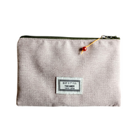 Kimono Passport Case <Grey x Cream Yellow> - Clouds and Diamonds