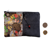 Kimono Passport Case <Midnight Black> - Snow Flake Rings