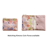 Kimono Passport Case <Twilight Pink> - Chrysanthemum