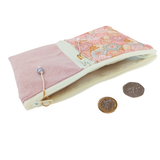 Kimono Passport Case <Twilight Pink> - Plum Blossoms