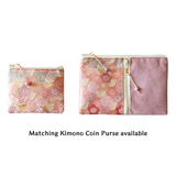 Kimono Passport Case <Twilight Pink> - Plum Blossoms