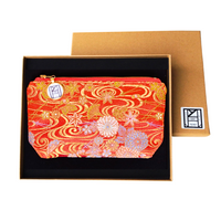 Kimono Pouch - Chrysanthemums along Streams
