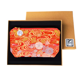 Kimono Pouch - Chrysanthemums along Streams