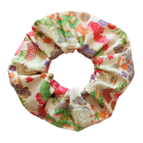 Scrunchies (Set of 4) - Cranes & Mount Fuji