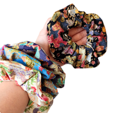 Scrunchies (Set of 4) - Cranes & Mount Fuji