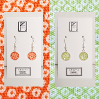 Earrings: Drop Earrings - Fawn Spots （Kanoko 鹿の子)