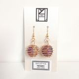 Earrings: Drop Earrings < Lanterns > Botanical Garden and River