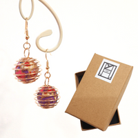 Earrings: Drop Earrings < Lanterns > Botanical Garden and River