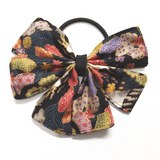 Accessory: Hair Bobble Ribbon Style - Cranes and Mount Fuji