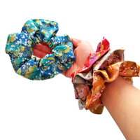 Scrunchies (Set of 4)- Blossom Trees