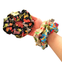 Scrunchies (Set of 3) - Cranes & Mount Fuji